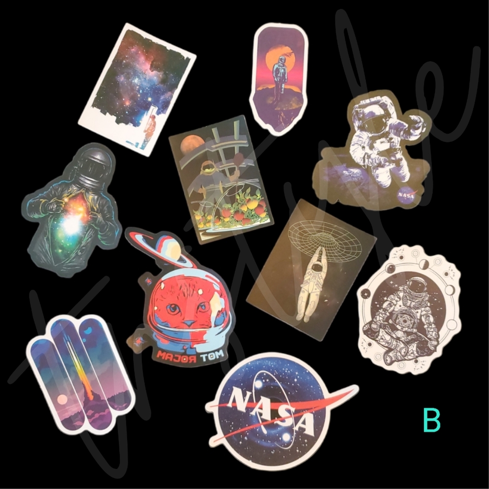 5/$20 Space Themed Stickers